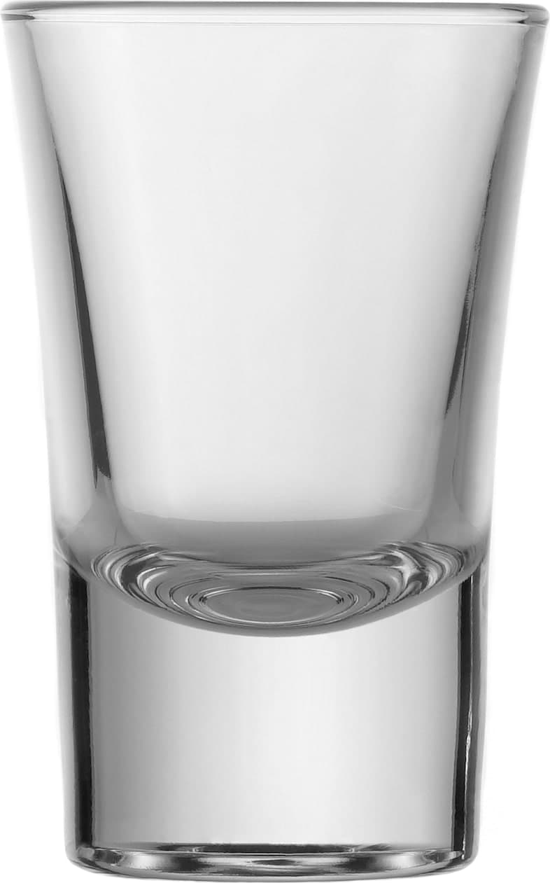 Klassisches transparentes Schnapsglas mit 3,4 cl Fassungsvermögen
