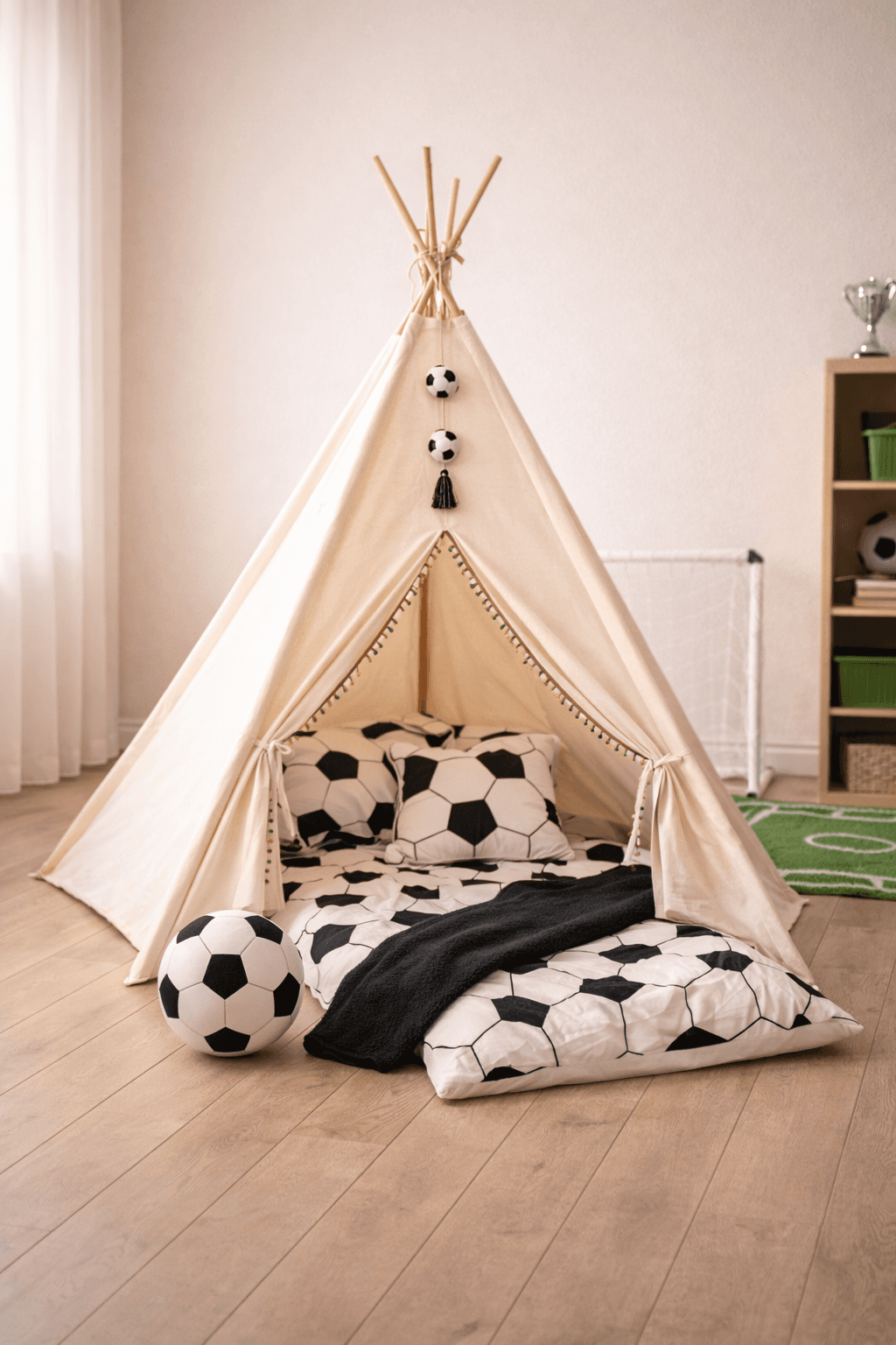 Tipi-Party „Fußball“ – Kinder Übernachtungsparty