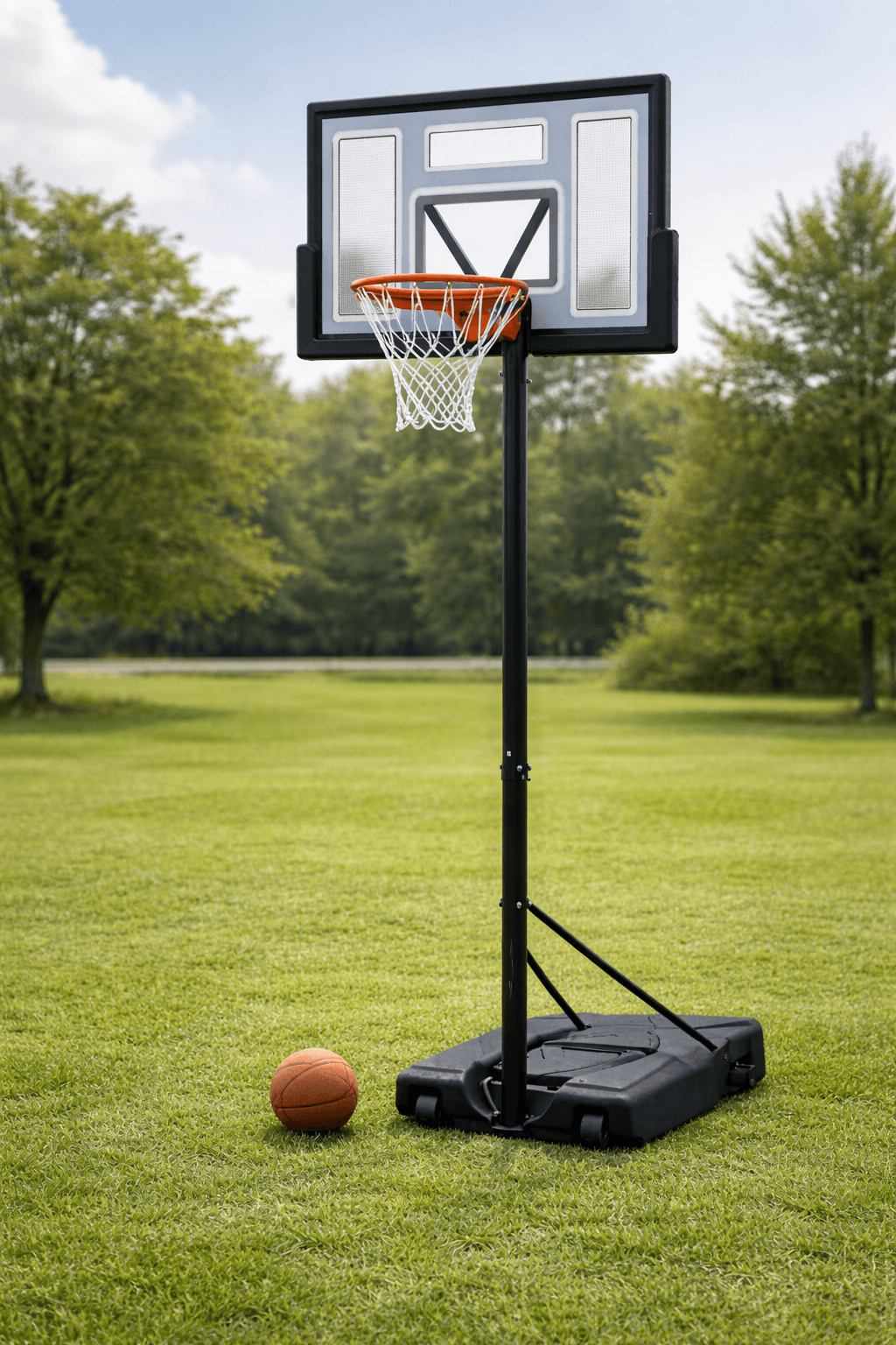 Basketballständer höhenverstellbar mieten – 135–305 cm